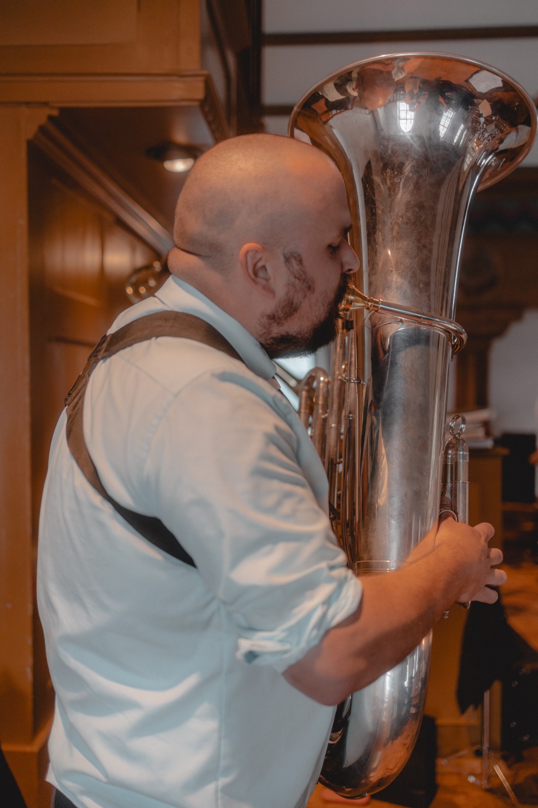 Alex Schenk: Tubist von Swabian Brass